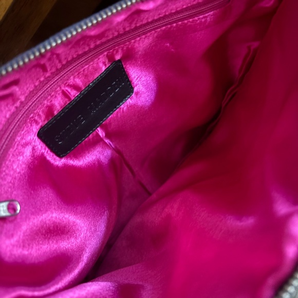 Steve Madden Blue and White Beaded Embroidered Shoulder Bag - Picture 4 of 4